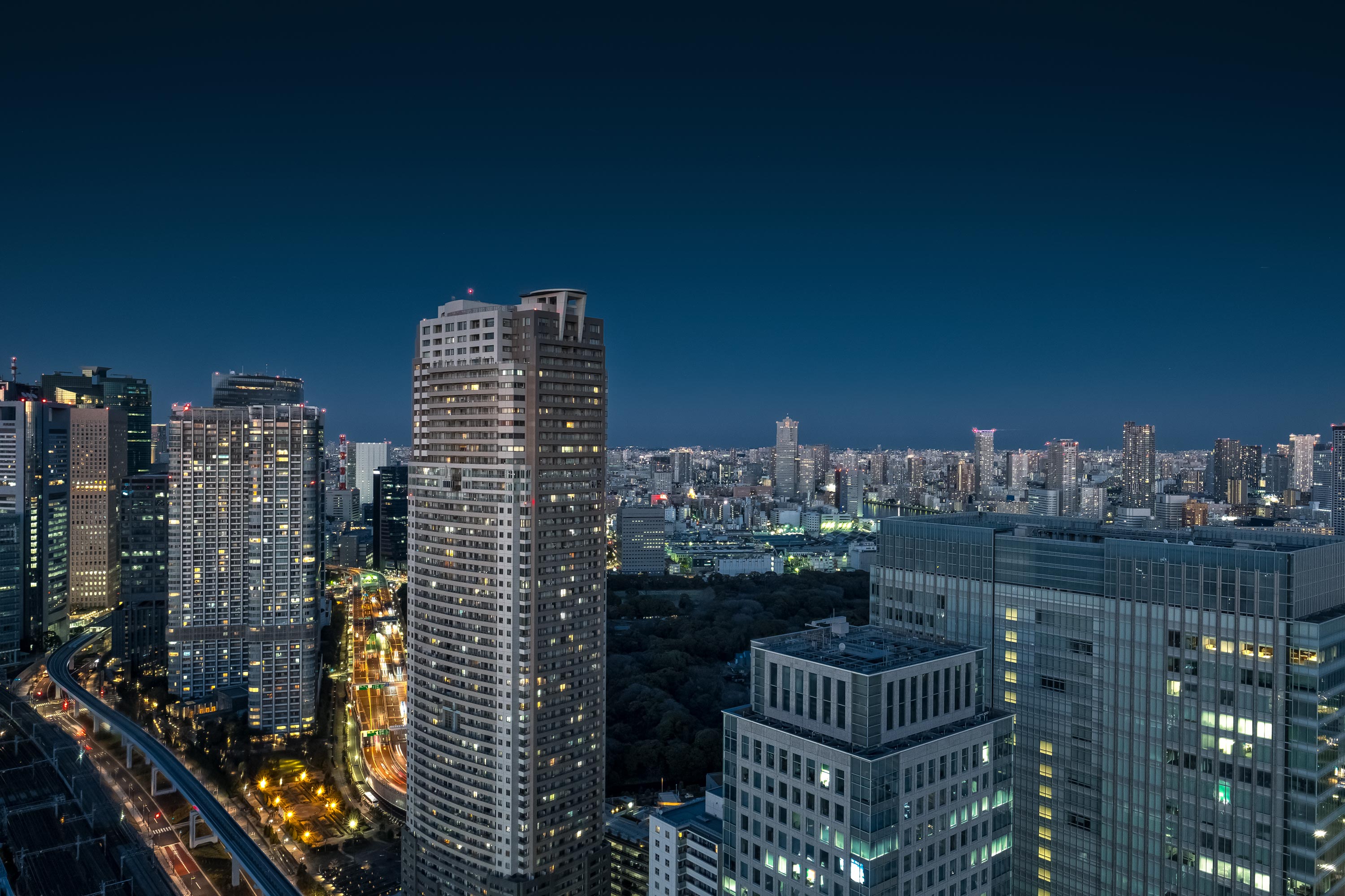 Skyline Tokio at Night Japan