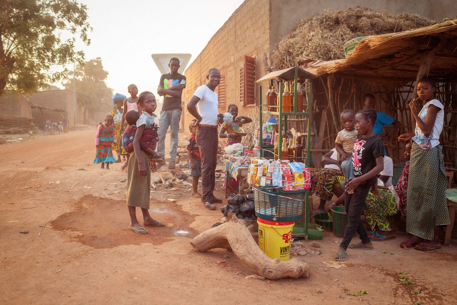 Eine Familie in Bamako Mali