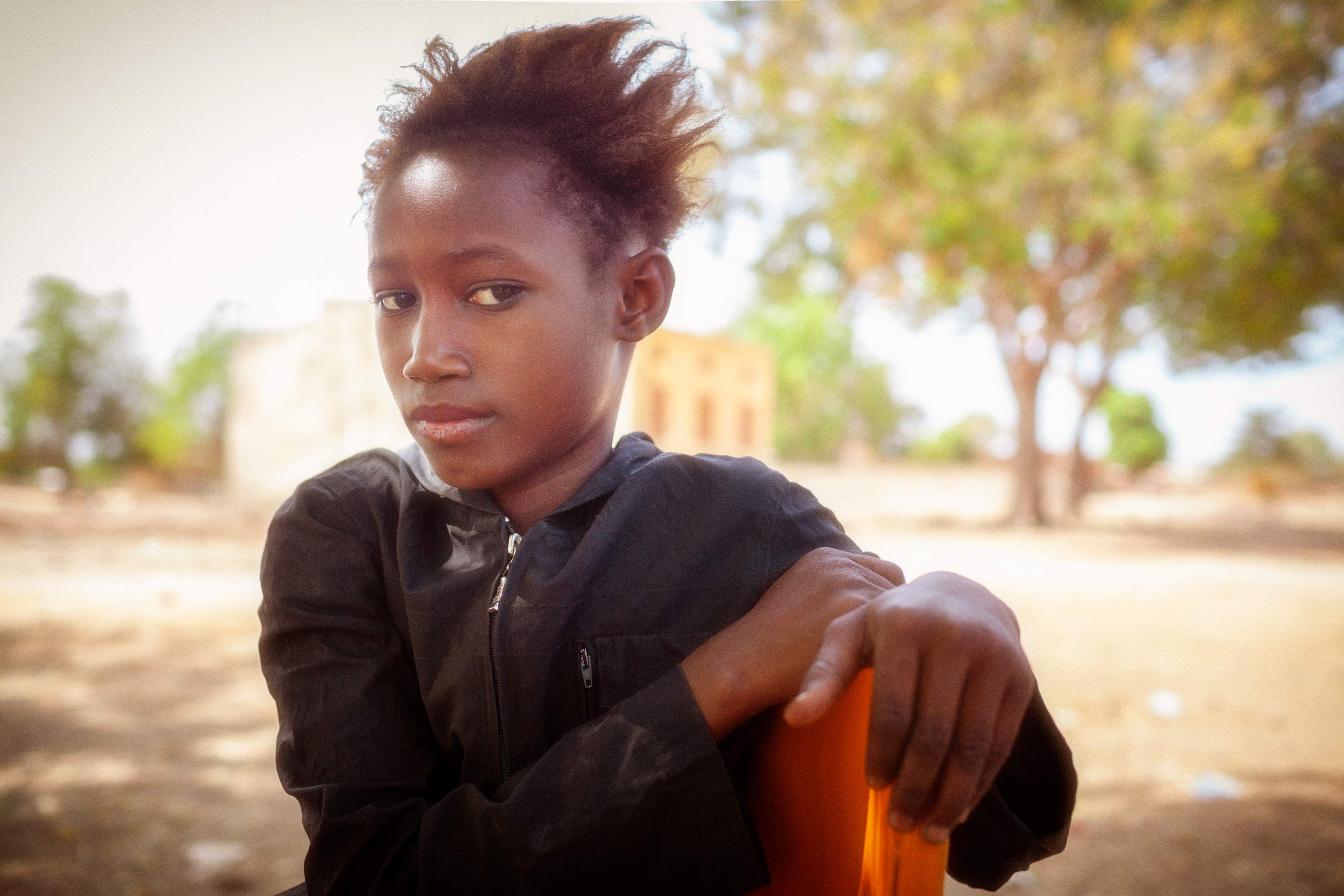 Porträt einer jungen Frau in Mali
