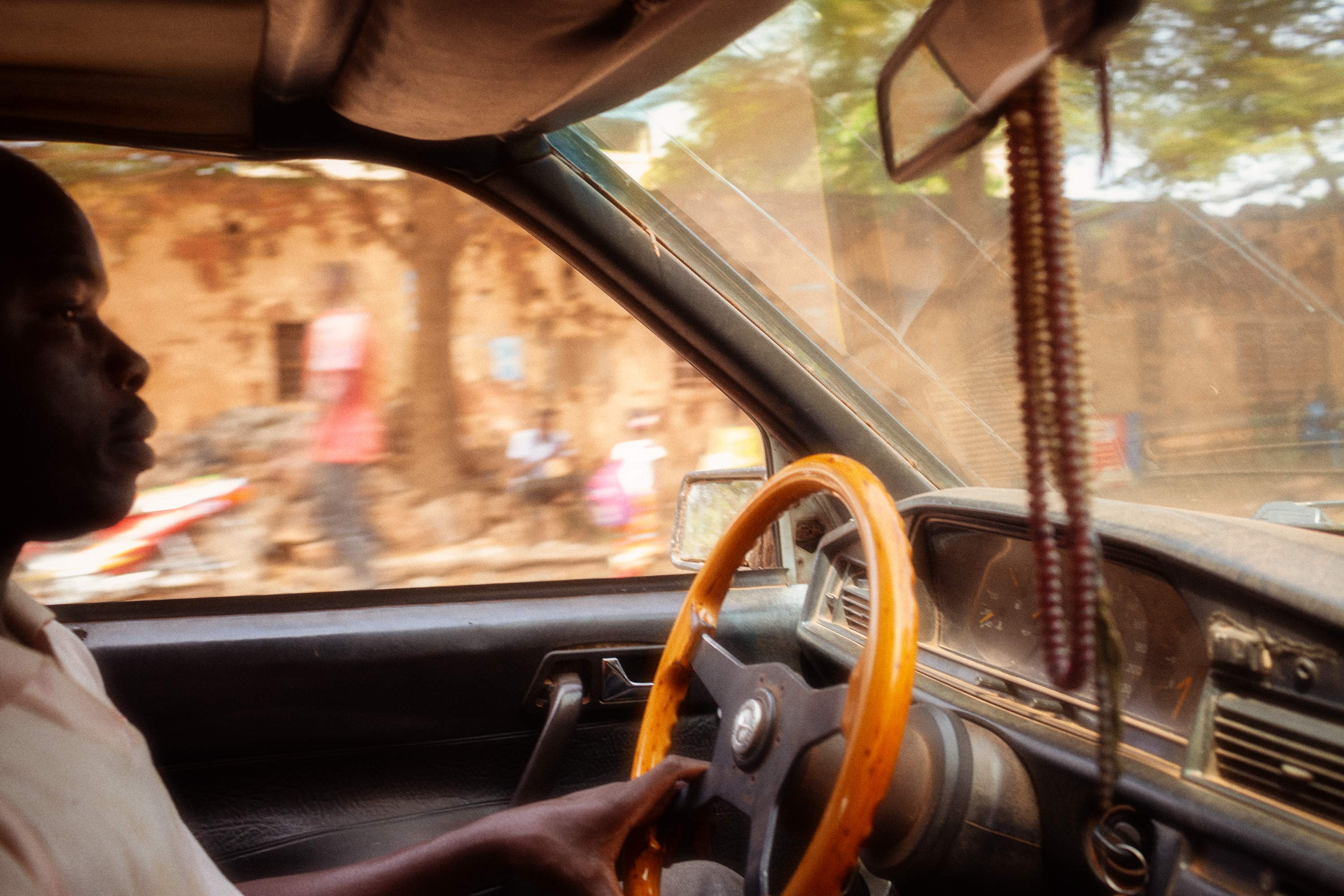 Fahrer in Mali