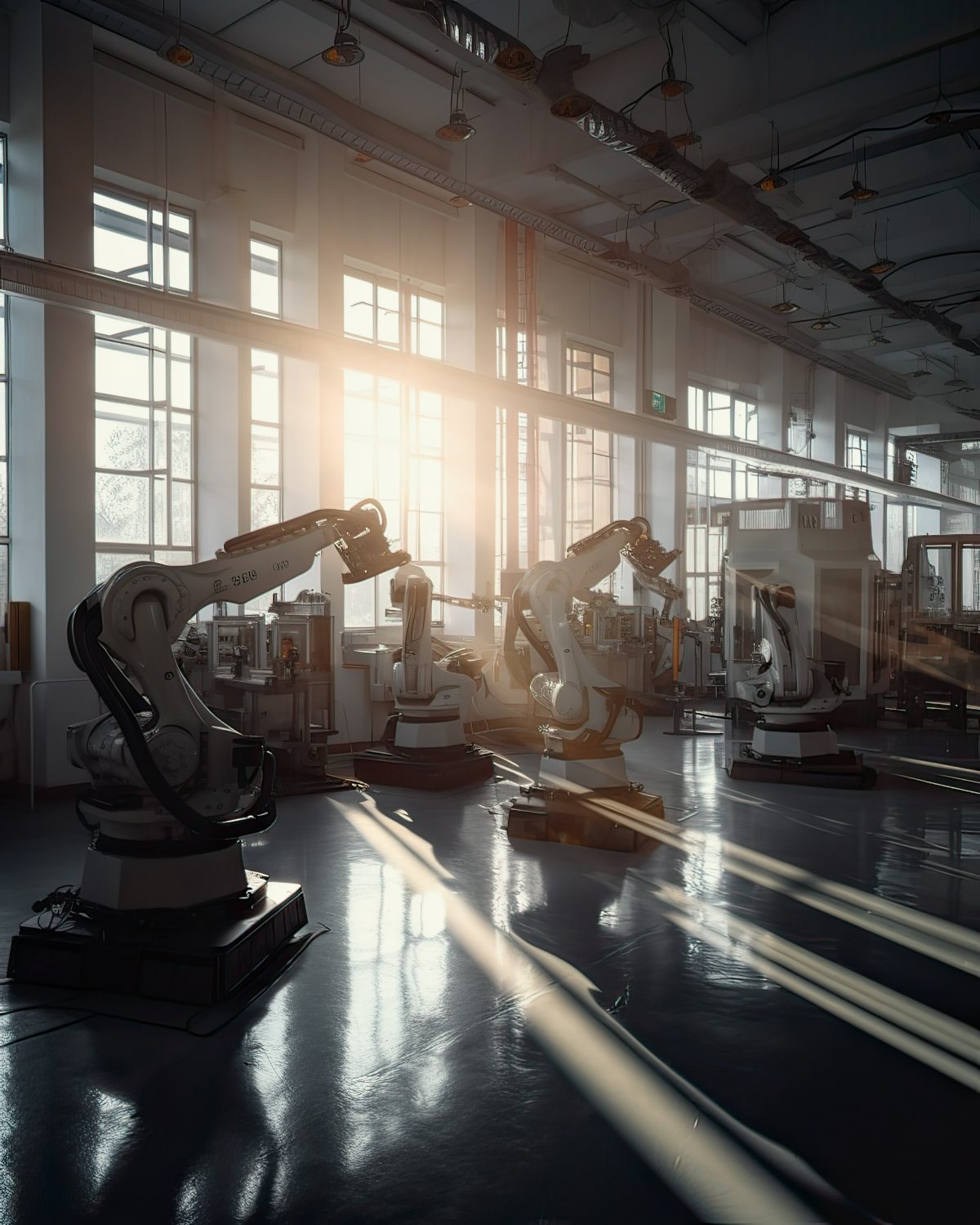 Entwicklungsabteilung von Robotern für die Automatisierung der Fertigung in der Industrie.